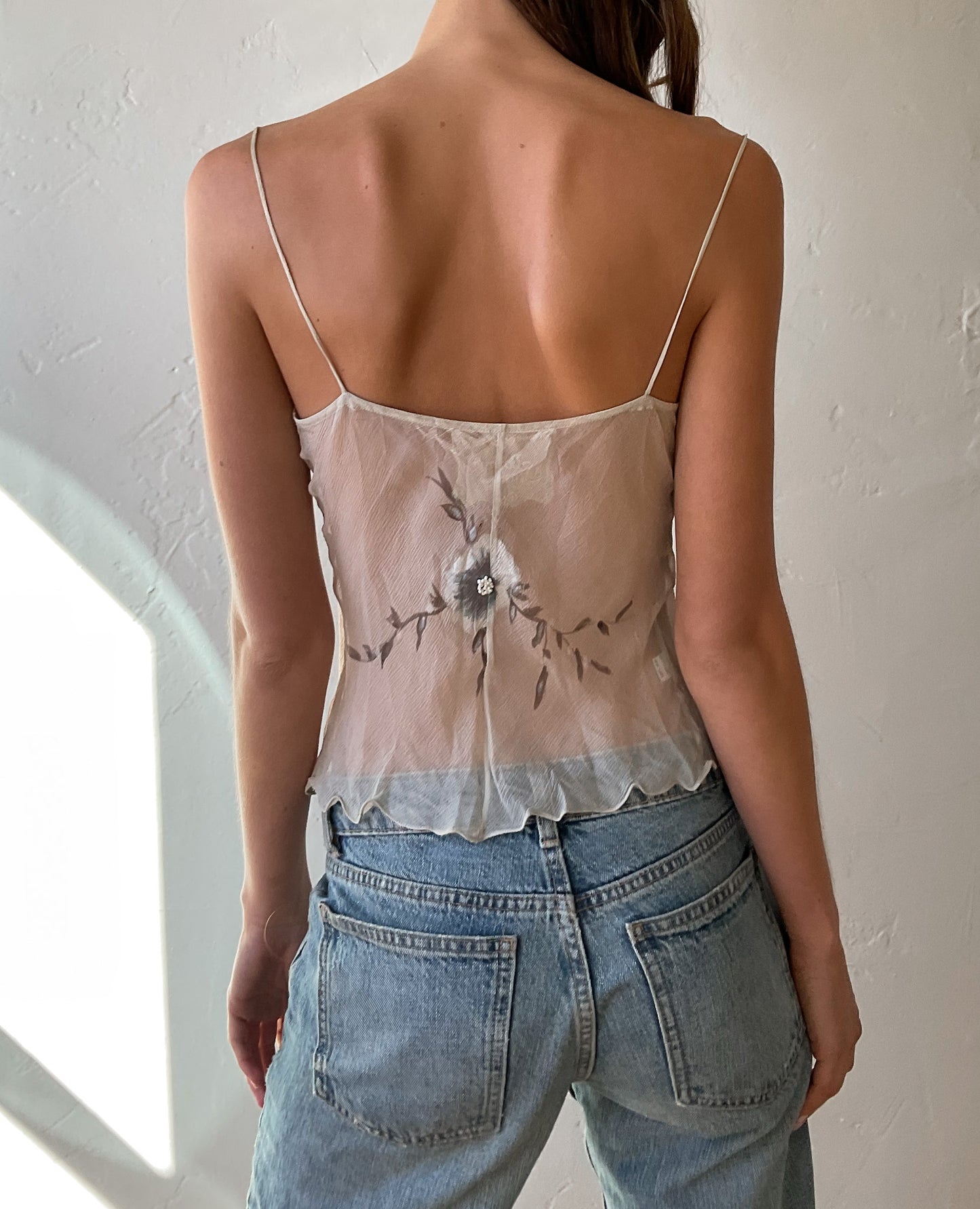 Silk Watercolor Top (XXS/XS)