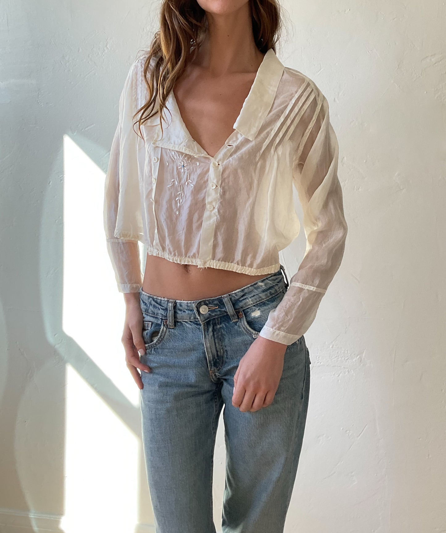 Silk Edwardian Blouse (XS)