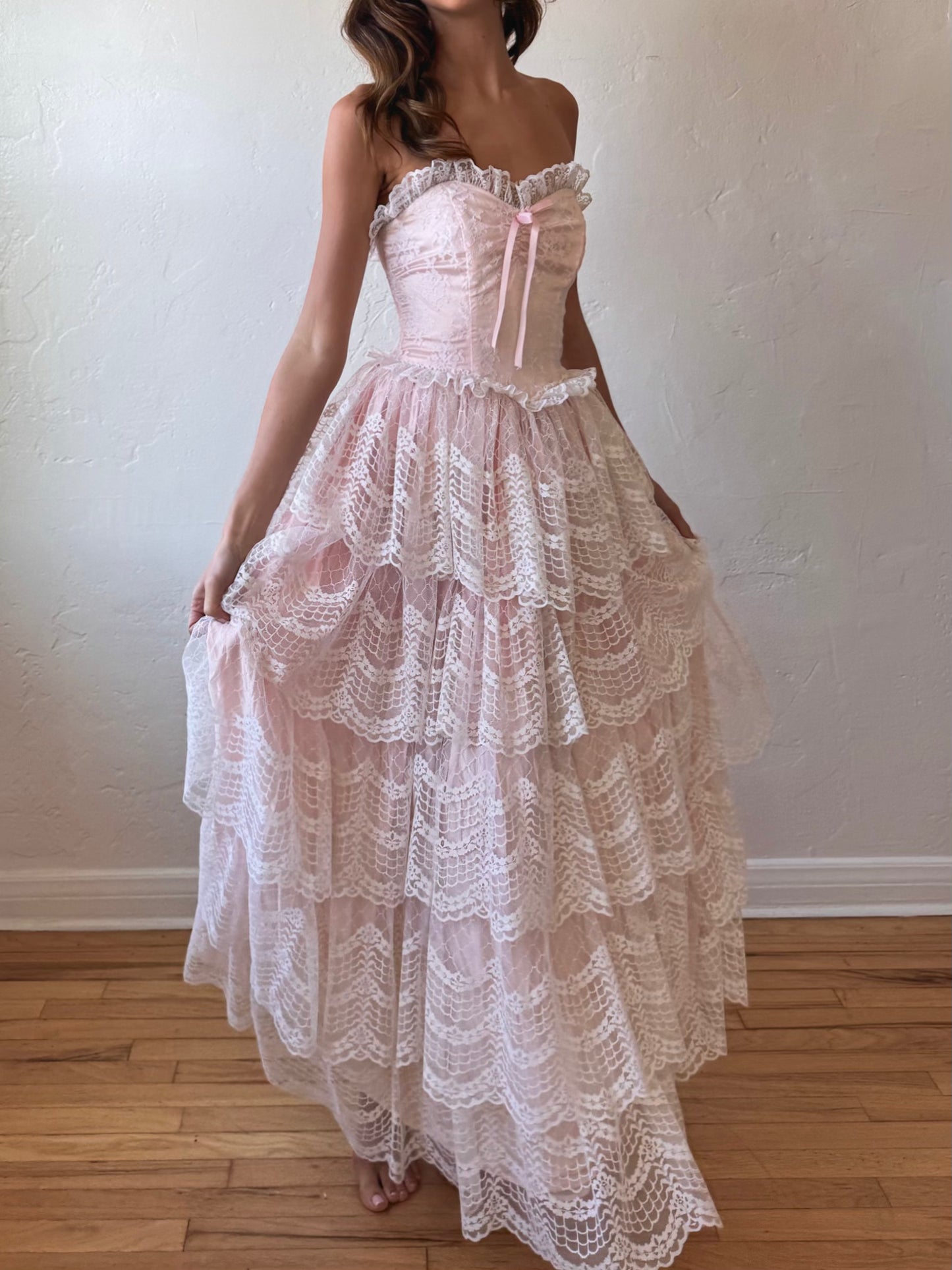 Princess Ruffle Gown (XXXS/XXS)