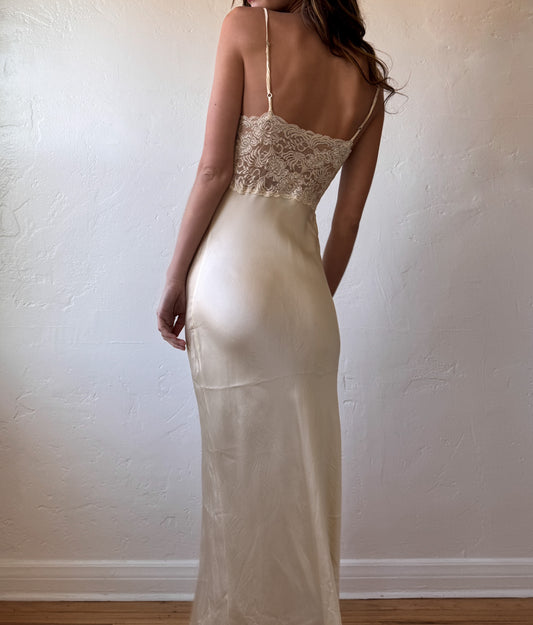 Lace Slip Dress (S/M)