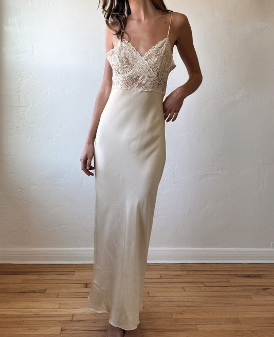 Lace Slip Dress (S/M)