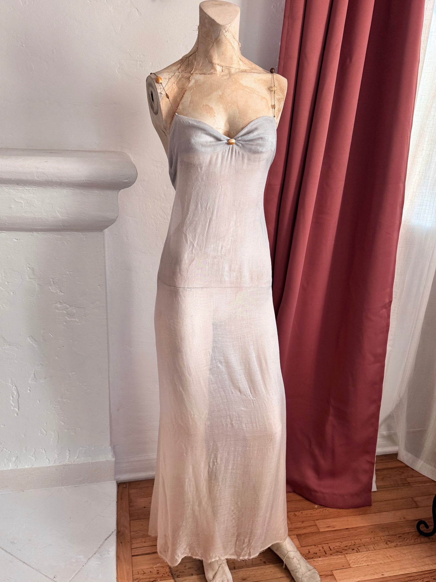 Silk Beaded Dress