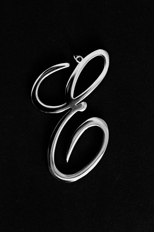 “E” Letter Necklace