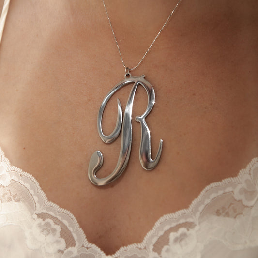 “R” Letter Necklace