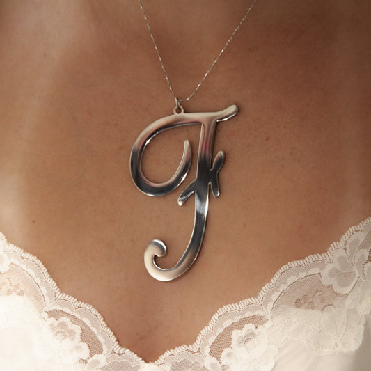 “F” Letter Necklace