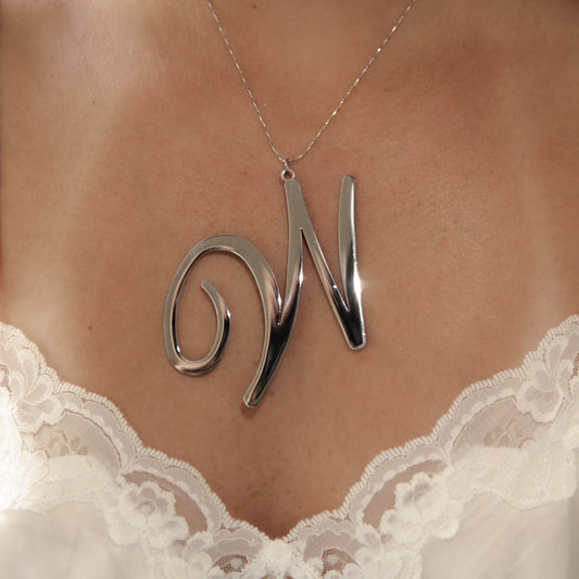 “W” Letter Necklace
