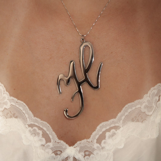 “H” Letter Necklace