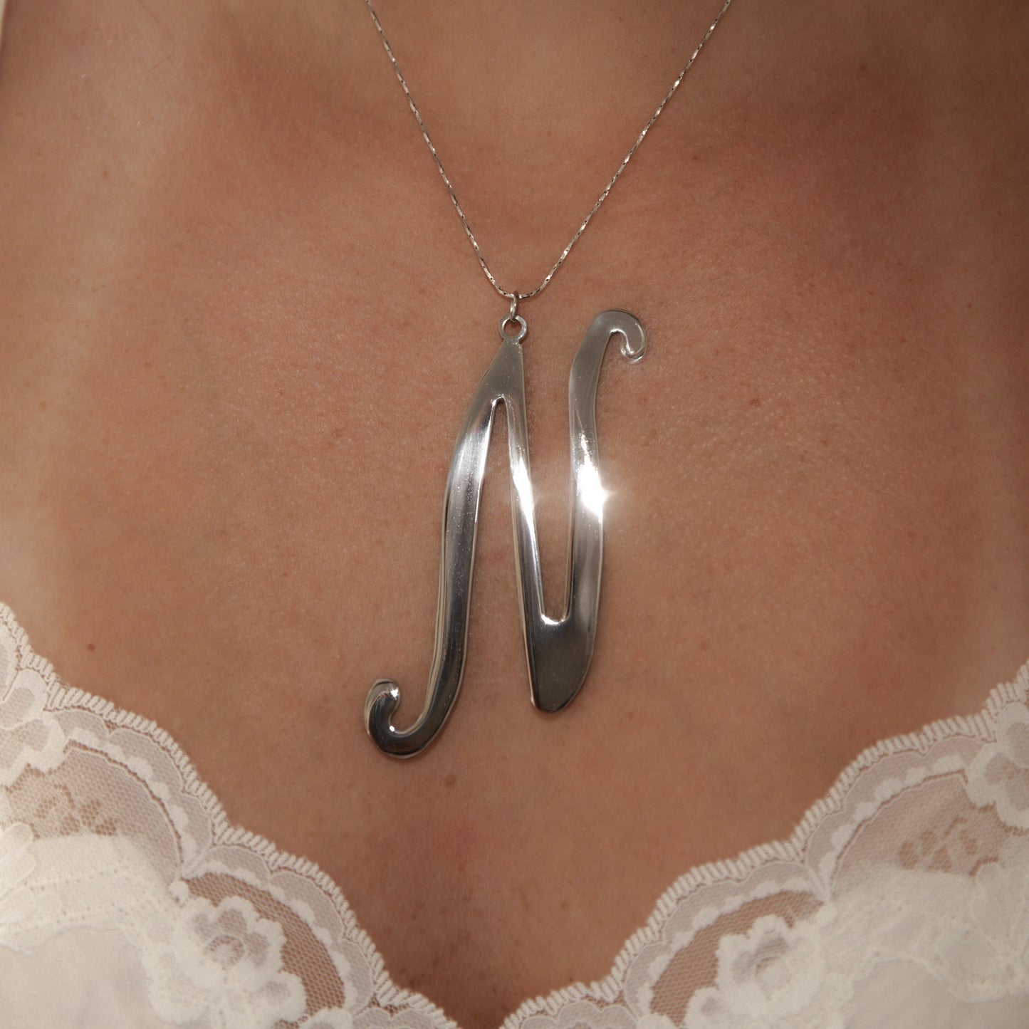 “N” Letter Necklace