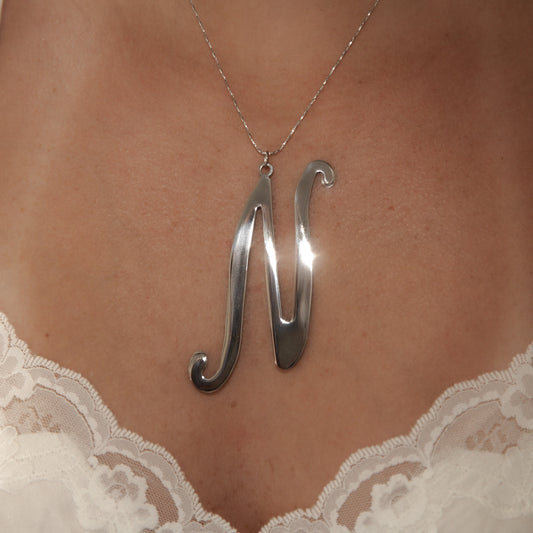 “N” Letter Necklace