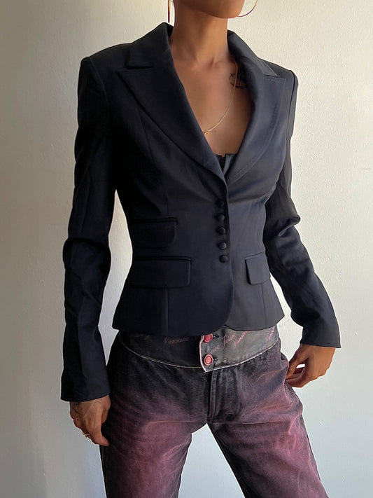 Black Marciano Blazer (XXS/XS)