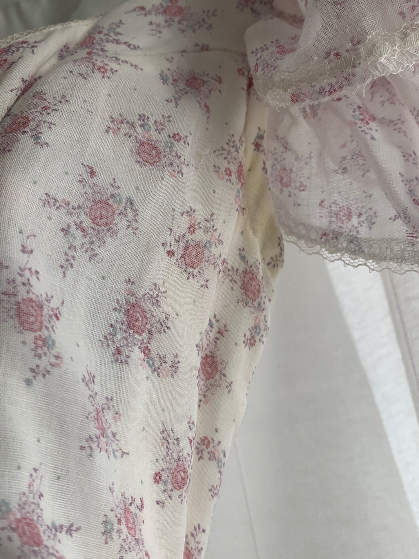 Gunne Sax Floral Mini Dress (XS/S)