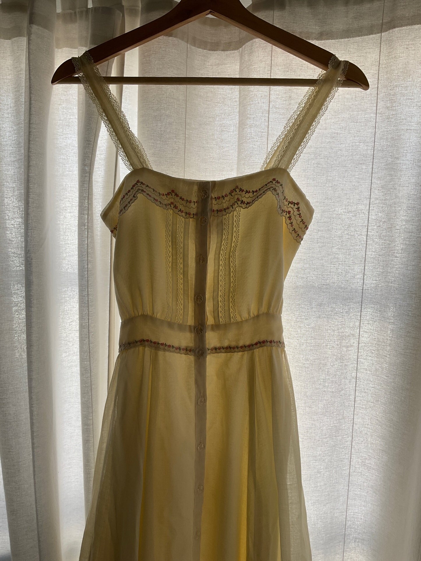 Gunne Sax Embroidered Prairie Dress (XS/S)
