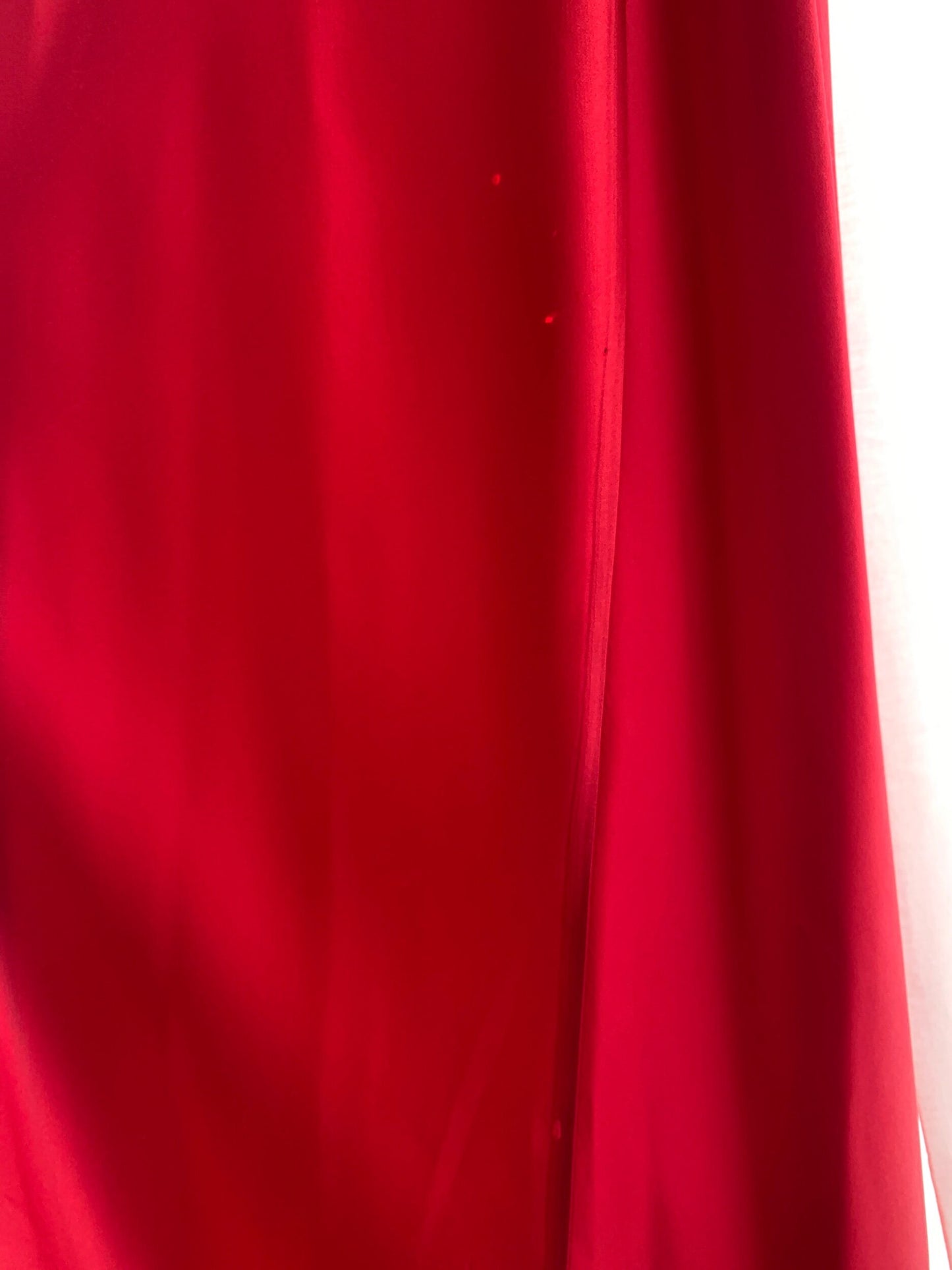 Cherry Silk Gown (L)