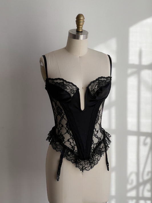 Midnight Lace Bustier (M)