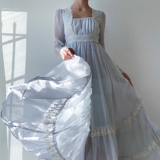 Gunne Sax Sky Gown (S/M)