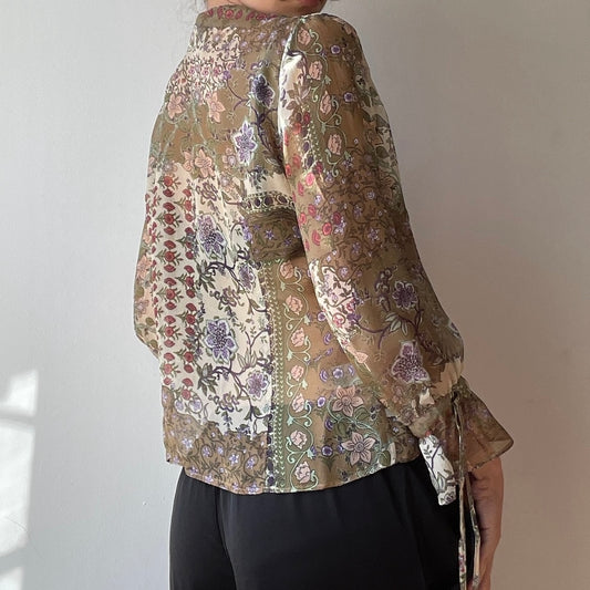 Summer Silk Blouse (S/M)