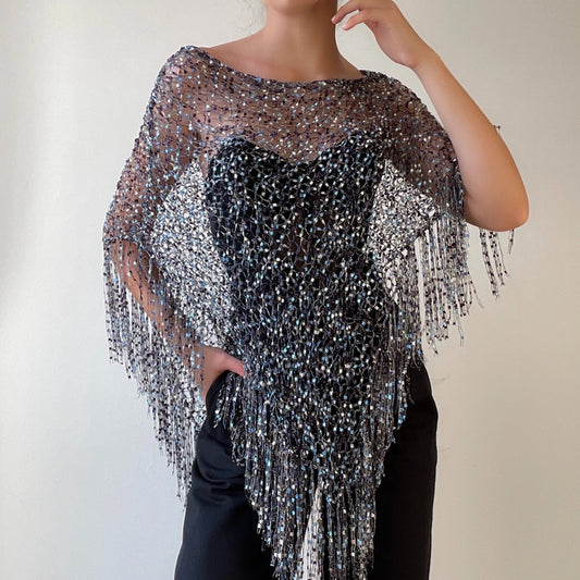 Mermaid Confetti Poncho (XS/S)