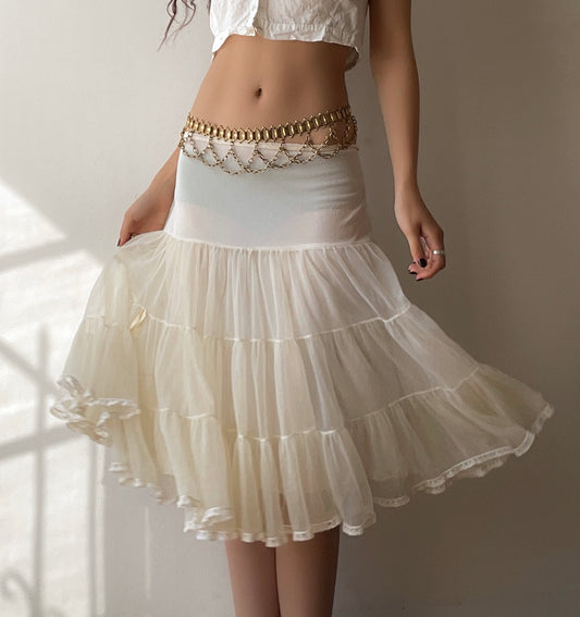 Ivory Cream Skirt (S-L)