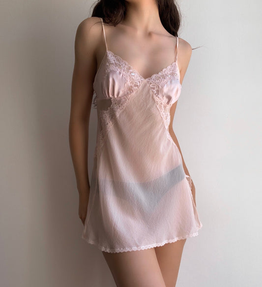 Pink Silk Dress (S)