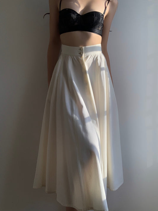 Linen Midi Skirt (26")