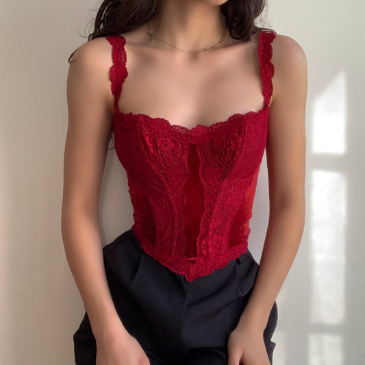 Red Heart Bustier (34B/32C)