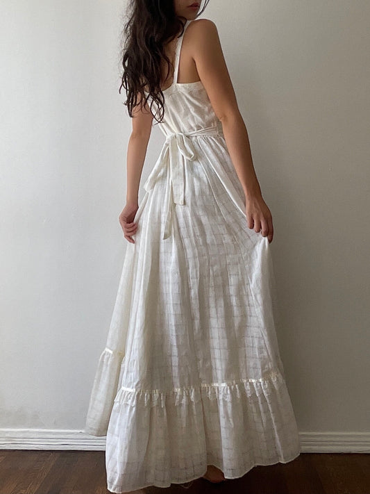 Gunne Sax Gauzy Prairie Gown (S)