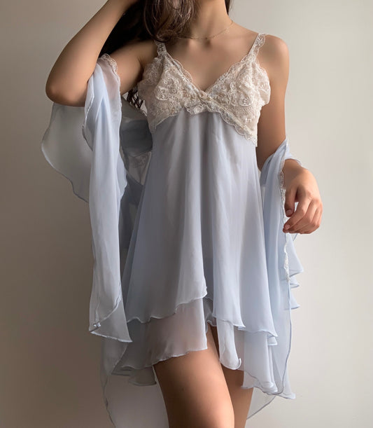 Blue Babydoll Set (XS/S)