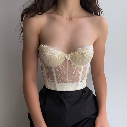 Golden Mesh Bustier (32C/34C)