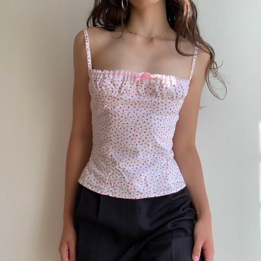 Ruched Roses Cami (M)