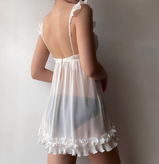 Ruffle Babydoll Dress (XS/S)