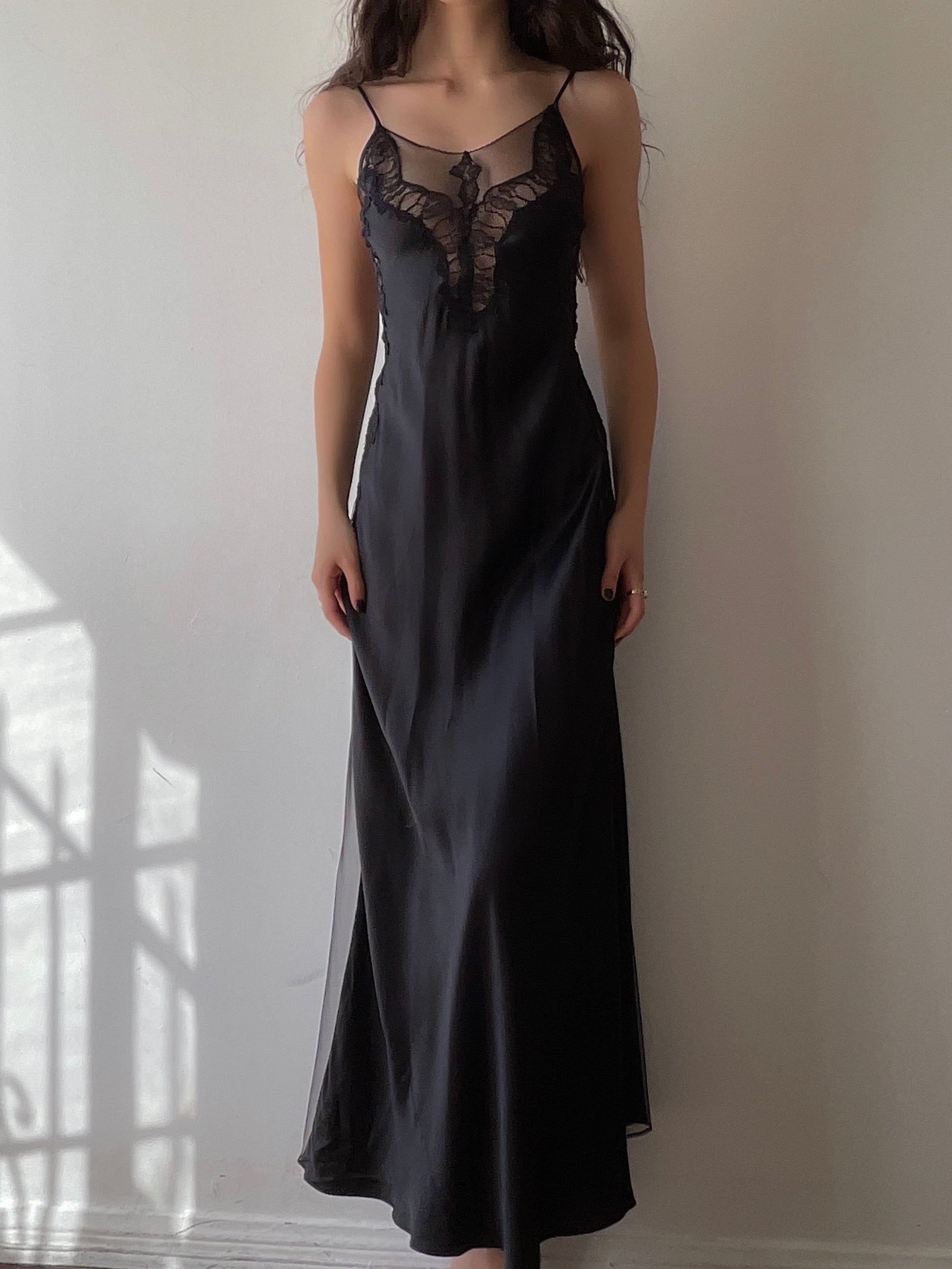 Mesh Silk Gown (XS)