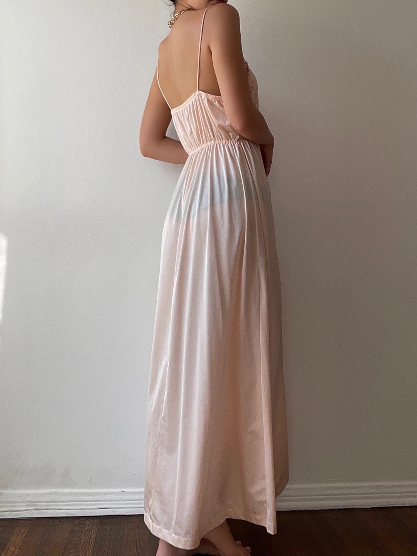 Pleated Peignoir Dress (M)