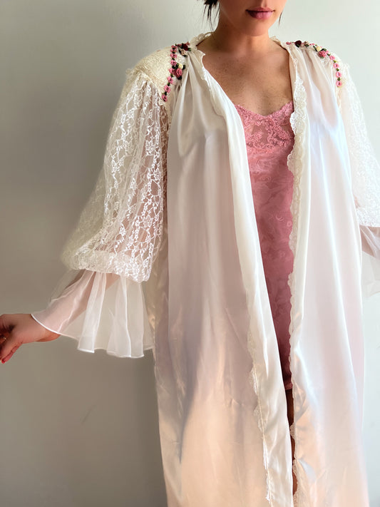 Ornate Lace Duster (L)