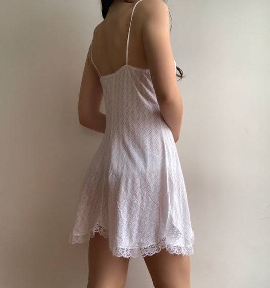 Cotton Pointelle Dress (M)