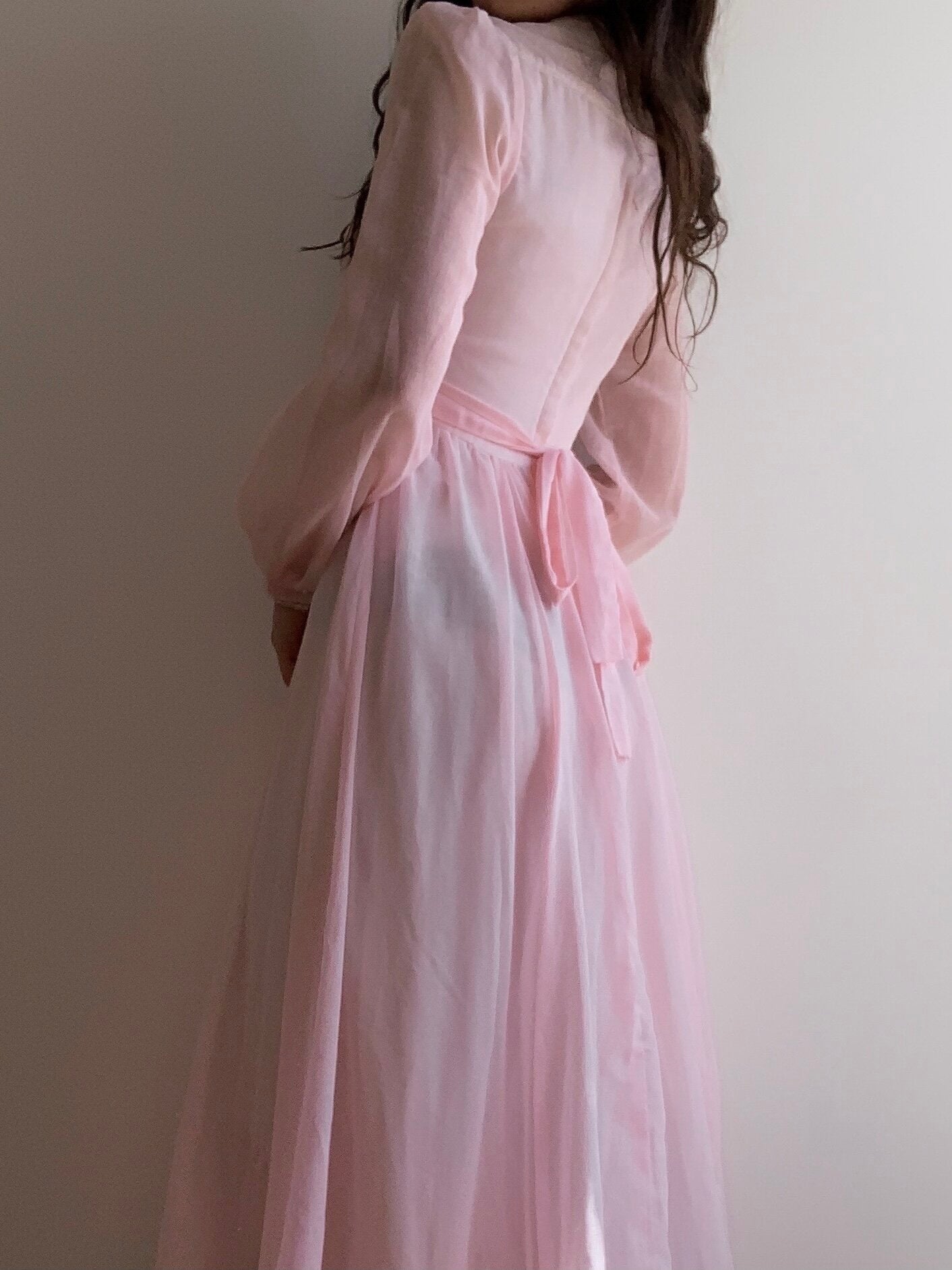 Gunne Sax Pink Princess Dress (XS/S)