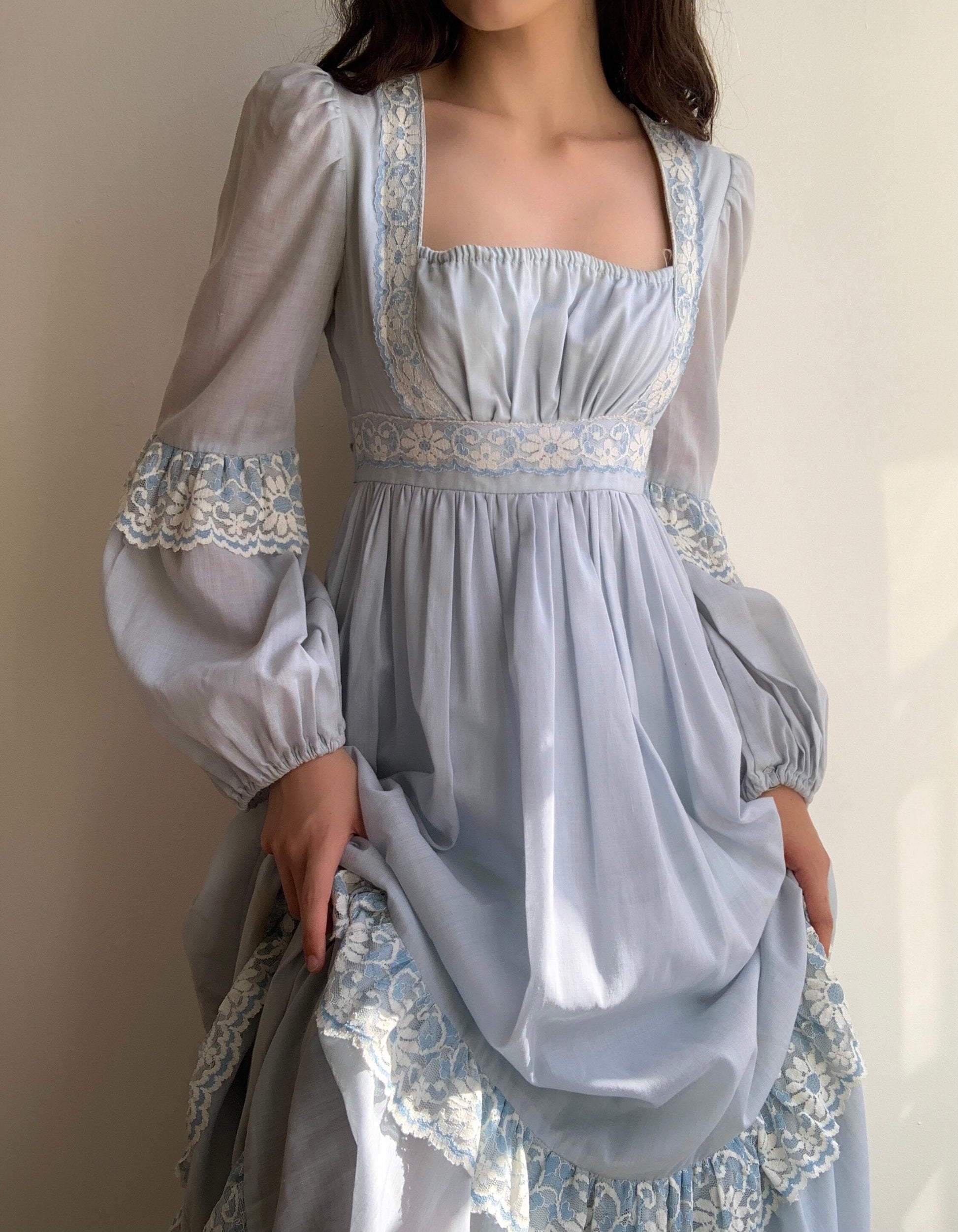 Gunne Sax Blue Sky Gown (XS/S) – Nuvonu