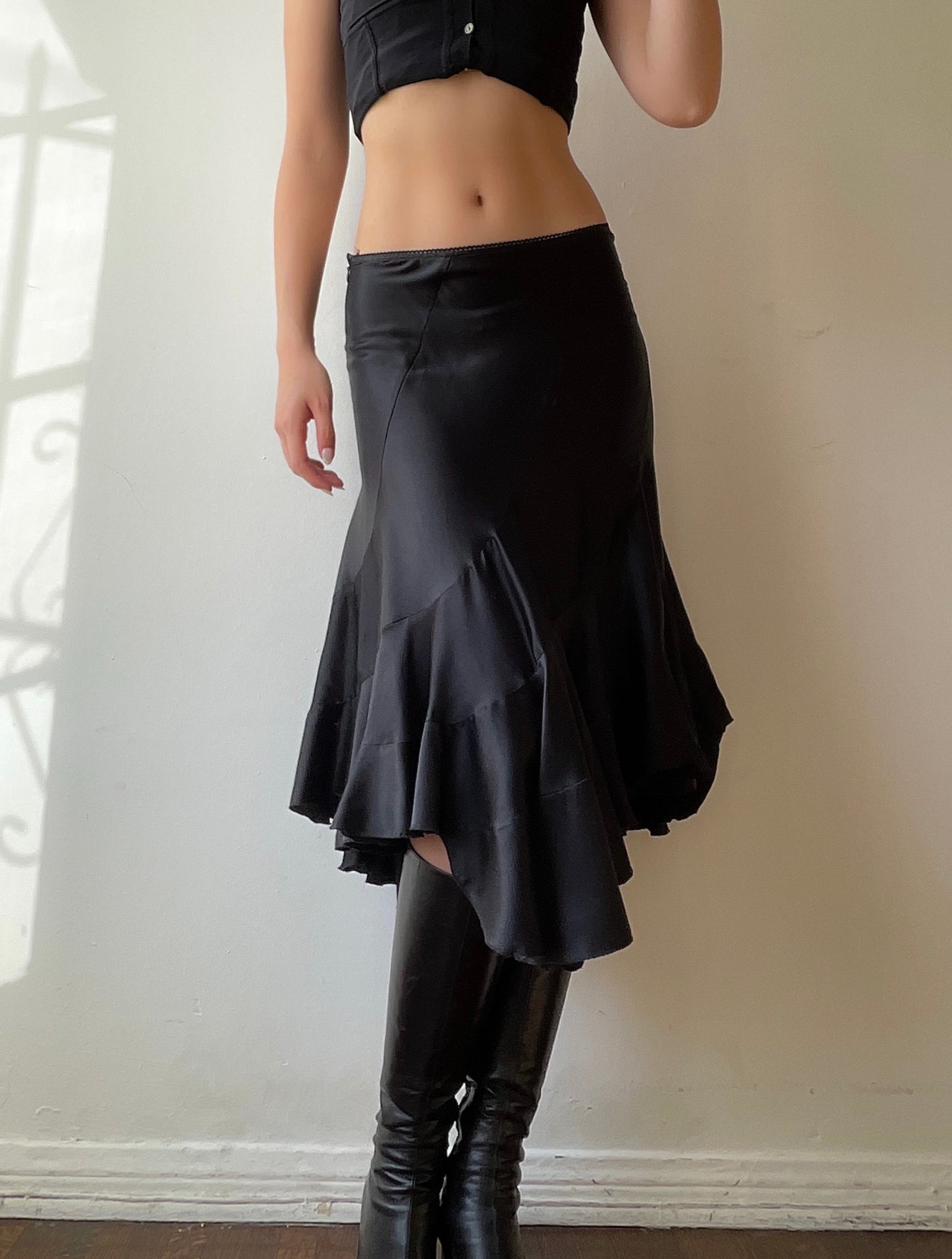 Silk Ruffle Skirt (XS/S)