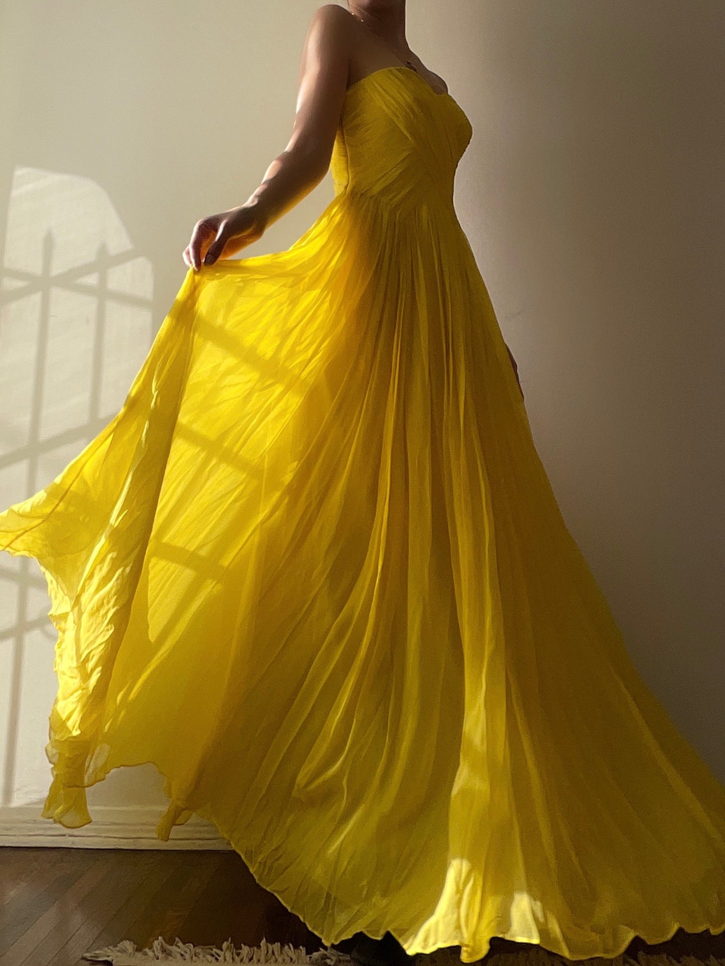 Sunshine Silk Gown (XS/S)