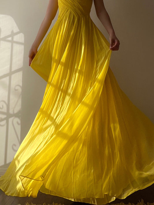 Sunshine Silk Gown (XS/S)