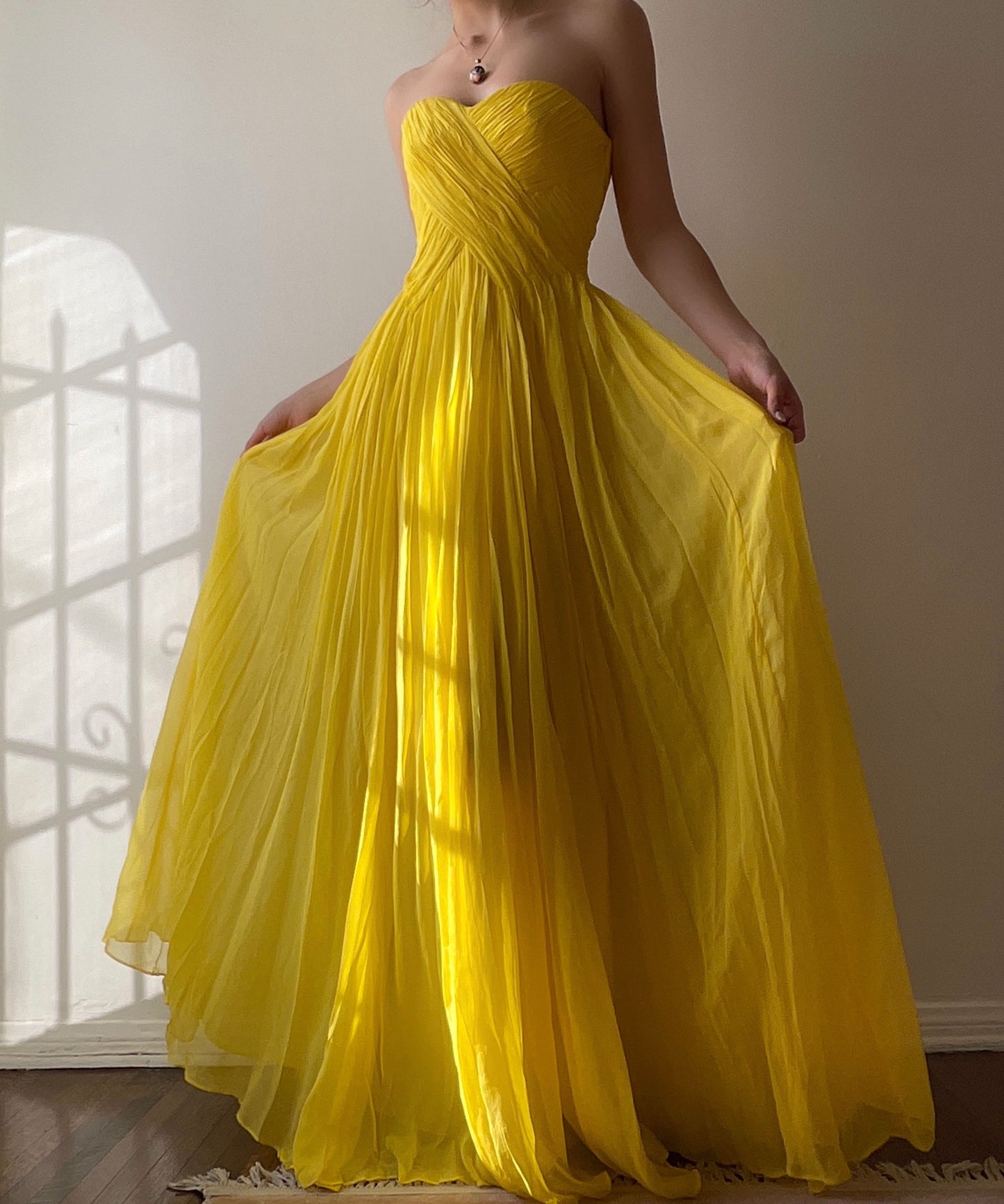 Sunshine Silk Gown (XS/S)