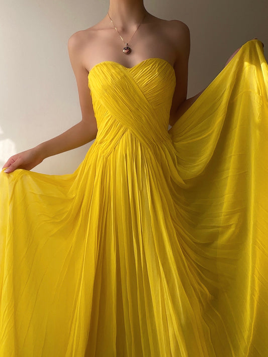 Sunshine Silk Gown (XS/S)