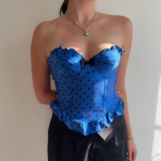 Silk Sapphire Bustier (M)