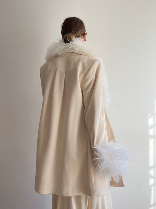 Ivory Penny Lane Coat (S/M)