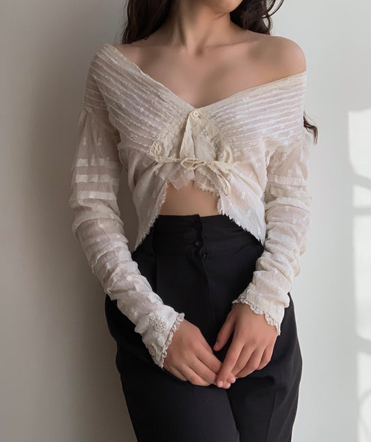 Edwardian Summer Blouse (XS/S)