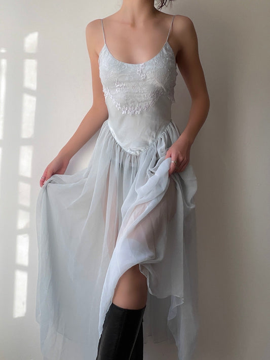 Ice Chiffon Gown (XS/S)